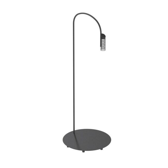 FLOS Caule Floor 3 Nest stojaca lampa 2700K čierna