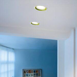 FLOS Wan vysokonapäťové zapustené downlight zelené