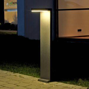 Hliníkové chodníkové LED svietidlo Tamar antracit