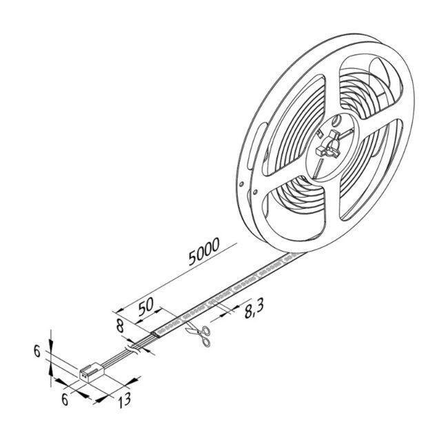 LED pásik Basic-Tape S