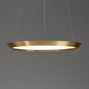 LEDS-C4 Saturn závesné LED mosadz satinovaná Ø60cm