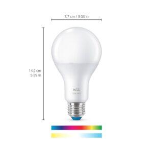 WiZ A67 LED žiarovka Wi-Fi E27 13 W matná RGB