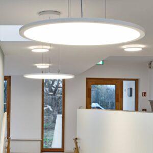 Závesné LED svetlo FL Round 777 PL OP DALI 68W 840