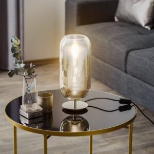 Artemide Gople Mini stolová lampa strieborná