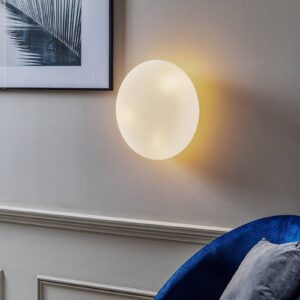 Artemide Itka sklenená nástenná lampa IP65 Ø35cm