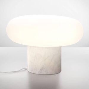 Artemide Itka stolná lampa LED stojan mramor