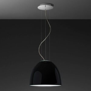 Artemide Nur Mini Gloss závesná lampa čierna