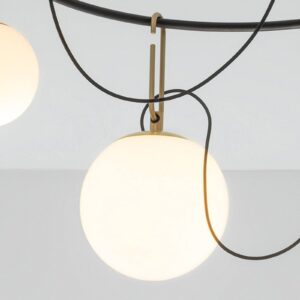 Artemide nh S4 sklenená závesná lampa