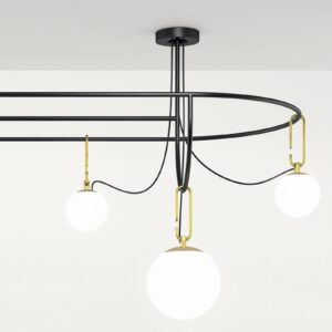 Artemide nh S5 sklenená závesná lampa