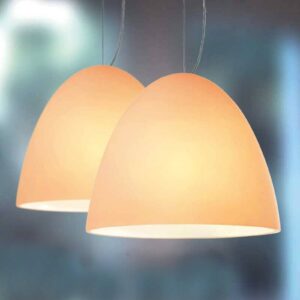 Casablanca Bell – závesná lampa piesok 30 cm 2-pl