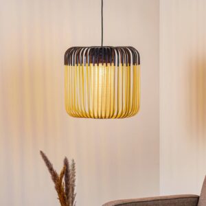 Forestier Bamboo Light M závesná lampa 45cm čierna