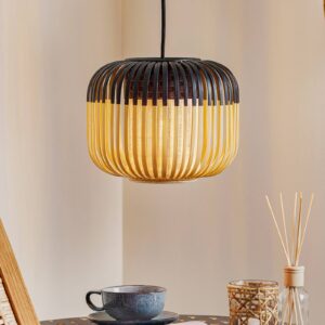 Forestier Bamboo Light XS závesná lampa 27cm čiern