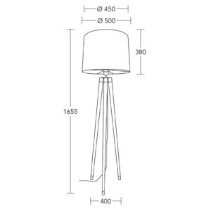 HerzBlut Briany stojaca lampa