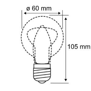 Paulmann LED žiarovka E27 7 W dim to warm