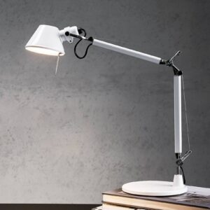 Stolná lampa Artemide Tolomeo Micro biela