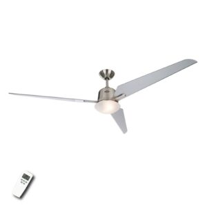 Stropný ventilátor Eco Aviatos strieborný 162 cm