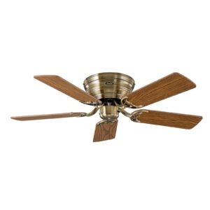 Ventilátor Classic Flat III mosadzný antický Ø 103 cm