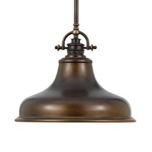 Závesná lampa Emery 1-pl. bronz Ø 34