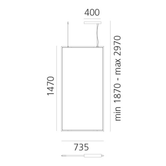 Artemide Discovery Rectangular DALI čierna CCT