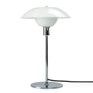 Dyberg Larsen Bergen stolová lampa sklenené tienidlo Ø 25 cm