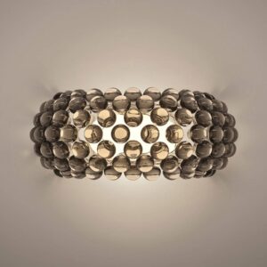 Foscarini Caboche Plus media R7s nástenné svietidlo sivé