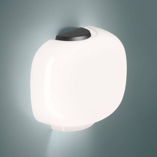 Foscarini Chouchin 3 Semi nástenné biela/grafit