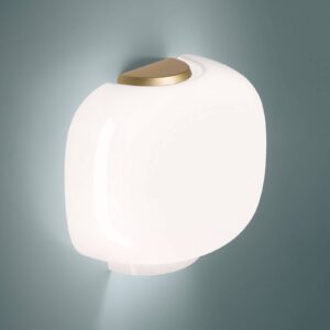 Foscarini Chouchin 3 Semi nástenné biela/zlatá