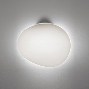 Foscarini Gregg grande semi 1 nástenná lampa biela