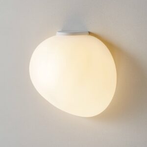 Foscarini Gregg media semi 1 nástenná lampa biela