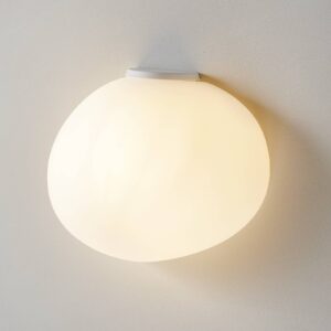 Foscarini Gregg media semi 2 nástenná lampa biela