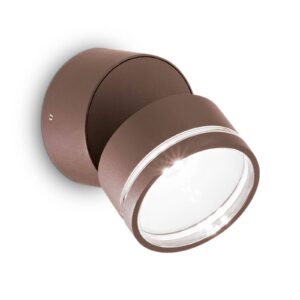 Ideal Lux Omega Round nástenné LED 4 000K káva