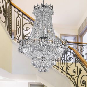 Krištáľový visiaci luster Versailles chróm 55 cm