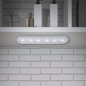 LED push light Row napájanie batériou 6 500K 30 cm