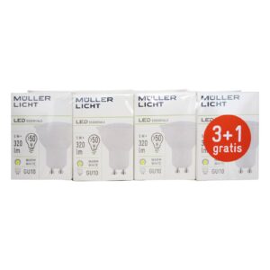 LED reflektor GU10 5 W 2 700K Set 3+1 320 lm matný