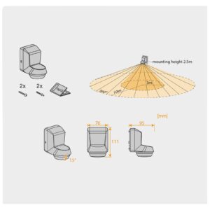 LEDVANCE Sensor Wall 360DEG IP55