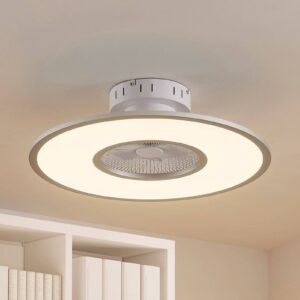 Lindby LED stropný ventilátor Romea