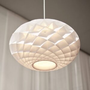 Louis Poulsen Patera Oval LED biela Ø 50 cm 3000 K