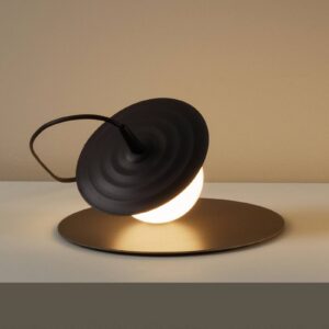 Milan Symphony stolová lampa bez rámu