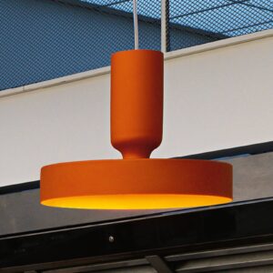 Modo Luce Hammer závesná lampa Ø 18 cm oranžová