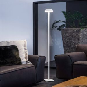 OLIGO Glance stojaca LED lampa biela matná