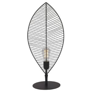 PR Home Elm stolová lampa v tvare listu výška 58cm