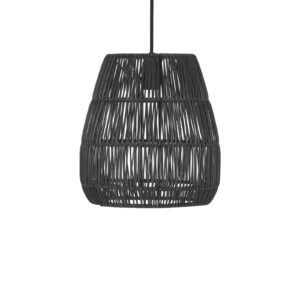 PR Home Saigon závesná lampa exteriér čierna Ø28cm