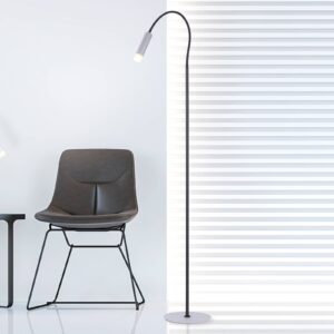 Paul Neuhaus Pure-Gemin stojaca LED lampa striebro