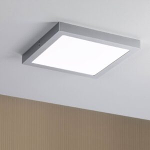 Paulmann Abia LED panel 4 000K hranatý 30 cm chróm