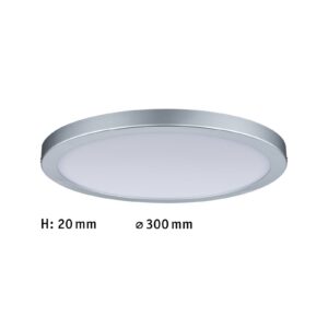 Paulmann Atria stropné LED svietidlo Ø30cm chróm