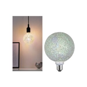 Paulmann E27 LED guľa 5W Miracle Mosaic biela