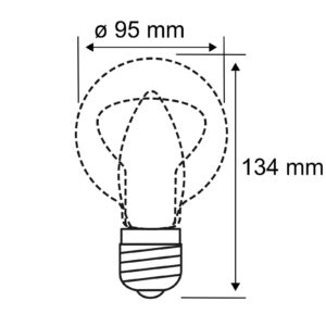 Paulmann LED globe E27 7W ZigBee TunableWhite