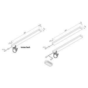 Podhľadové LED svietidlo Add-On Mini 4 000 K