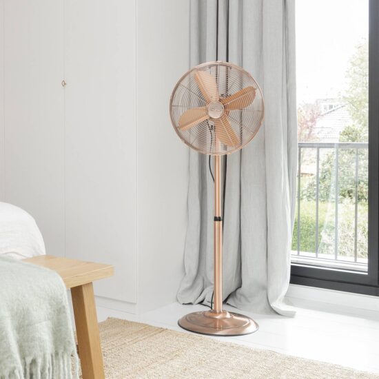 Stojaci ventilátor VE5971 v medenom