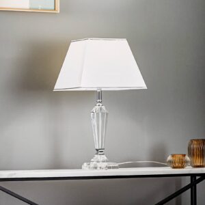 Stolná lampa Veronique úzky podstavec